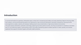 A Complete Guide to Food Safety Through Dishwasher Sanitization ...