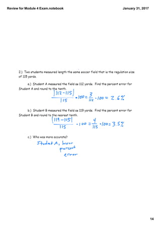 Review for Module 4 Exam.notebook
14
January 31, 2017
 