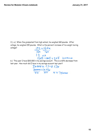 Review for Module 4 Exam.notebook
15
January 31, 2017
 