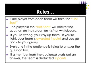 Homework Answers Discuss with your groups each answer.Each group will answer several questions.If your group disagrees AND can prove that they made a mistake, you will get a piece of candy!