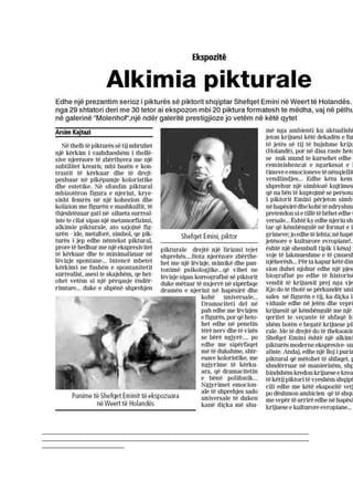 Review from Patimat Guseynova Sharuhanova  Shefqet Avdush  Emini pa modesti ky eshte nje sukses. zeri   ehane -29 -maj -2006