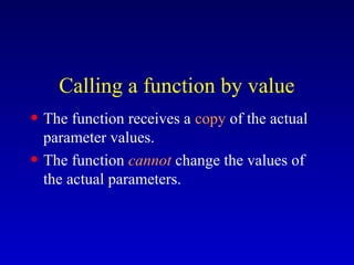 Function Summary.... including function calling | PPT
