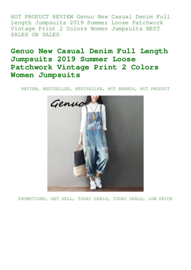 best denim jumpsuits 2019