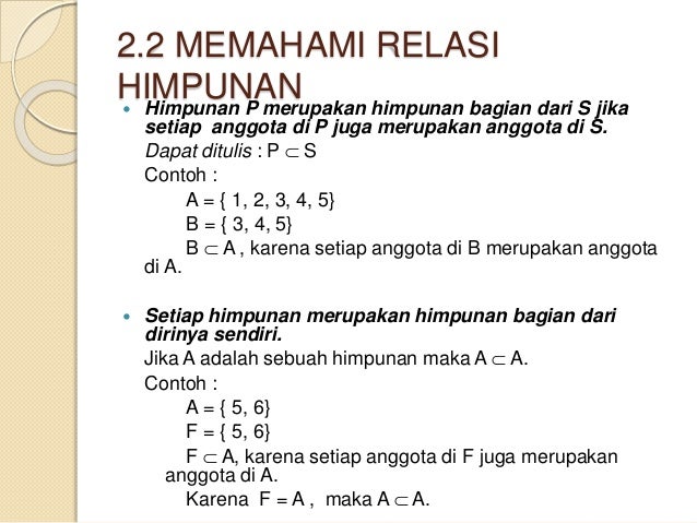 Review himpunan