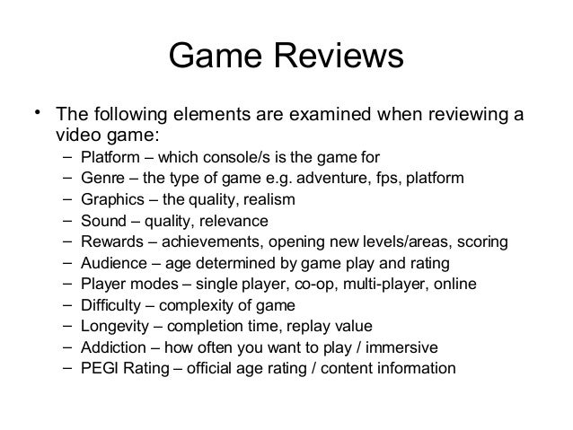 video game reviews video game reviews