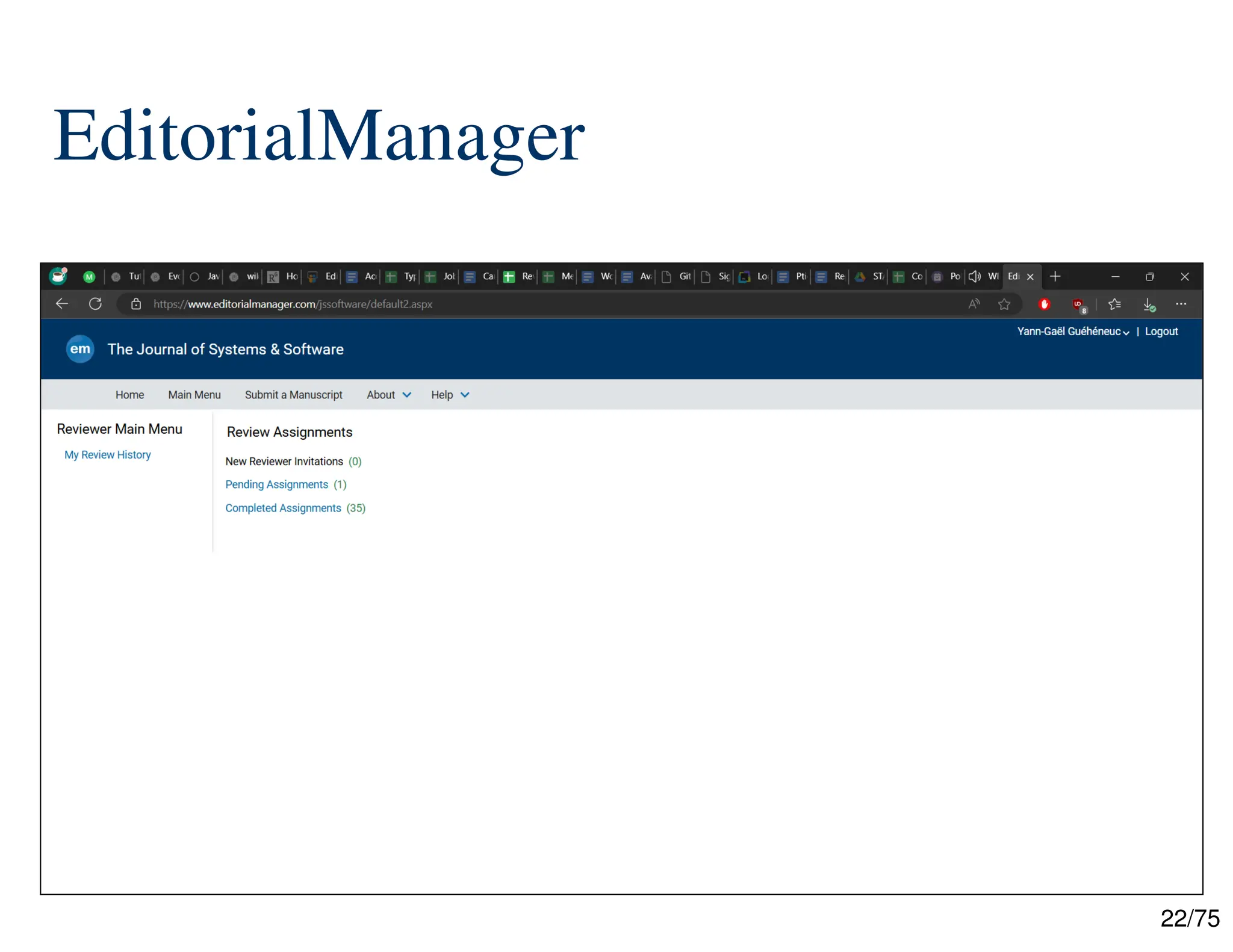 22/75
EditorialManager
 