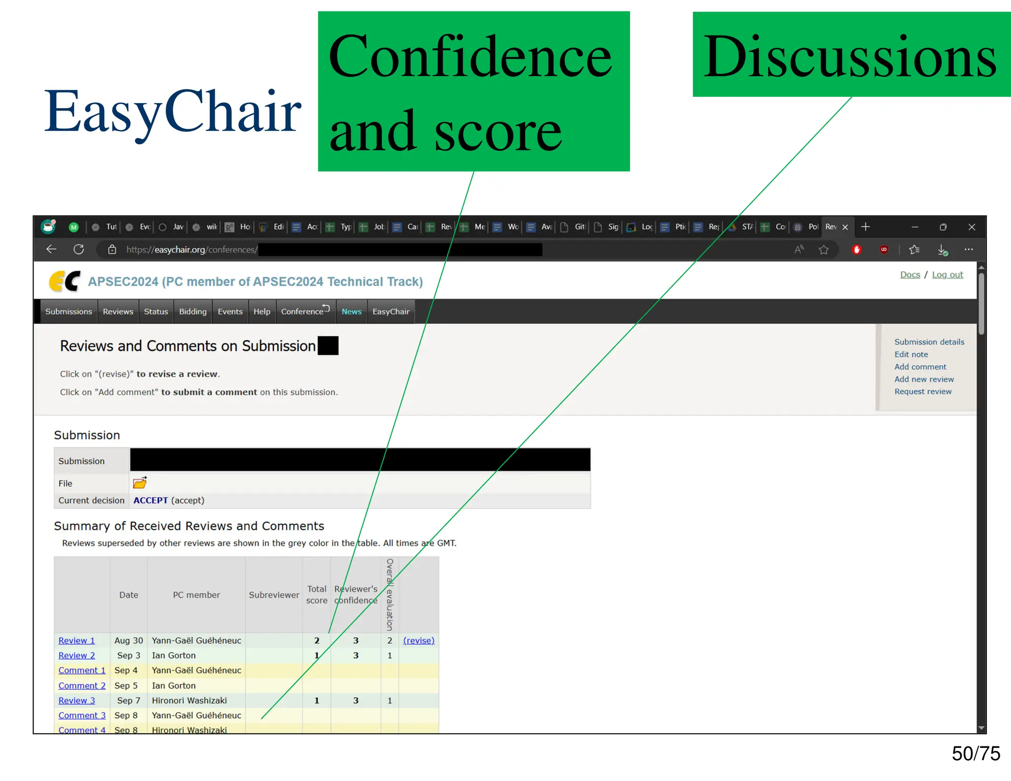50/75
EasyChair
Confidence
and score
Discussions
 