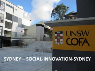 SYDNEY – SOCIAL-INNOVATION-SYDNEY
 