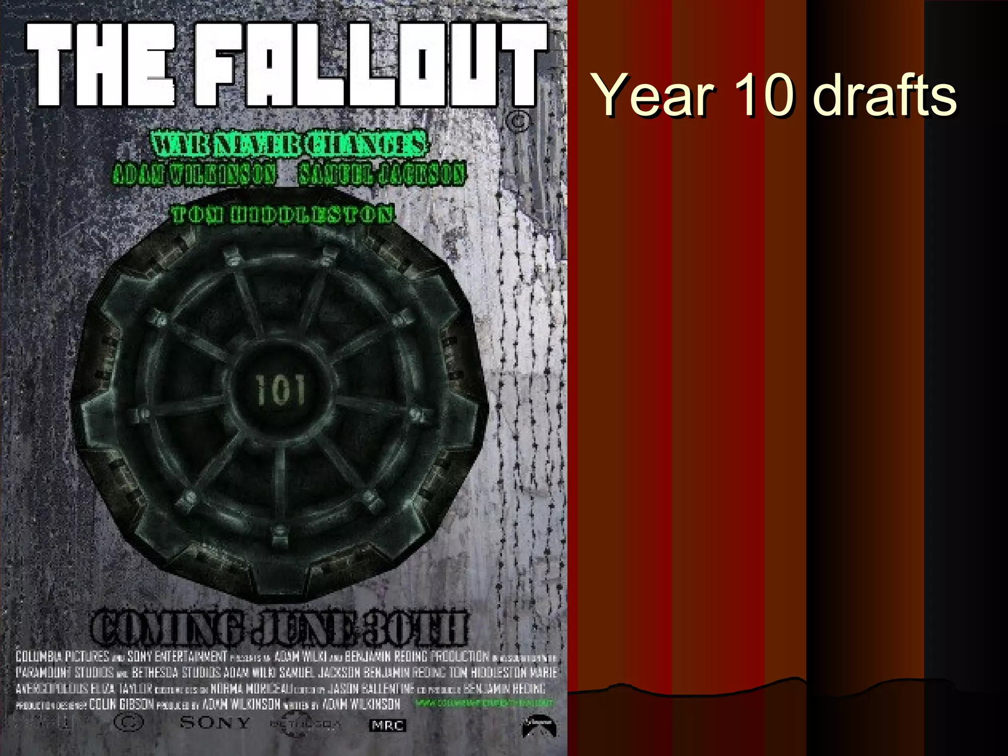 Year 10 draftsYear 10 drafts
 