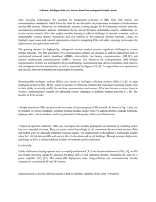 Review Intelligent Reflective Surface Based Non Orthogonal Multiple ...