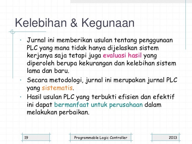 Review jurnal plc julita 222010006