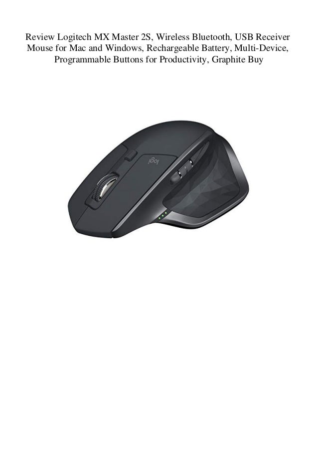 Review Logitech Mx Master 2s Wireless Bluetooth Usb Receiver Mouse