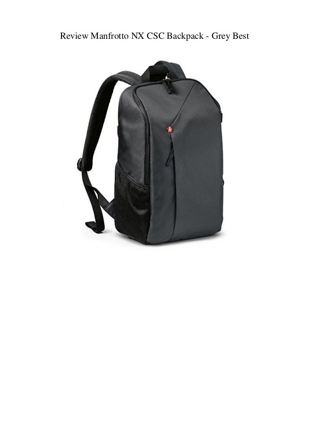 manfrotto nx backpack grey