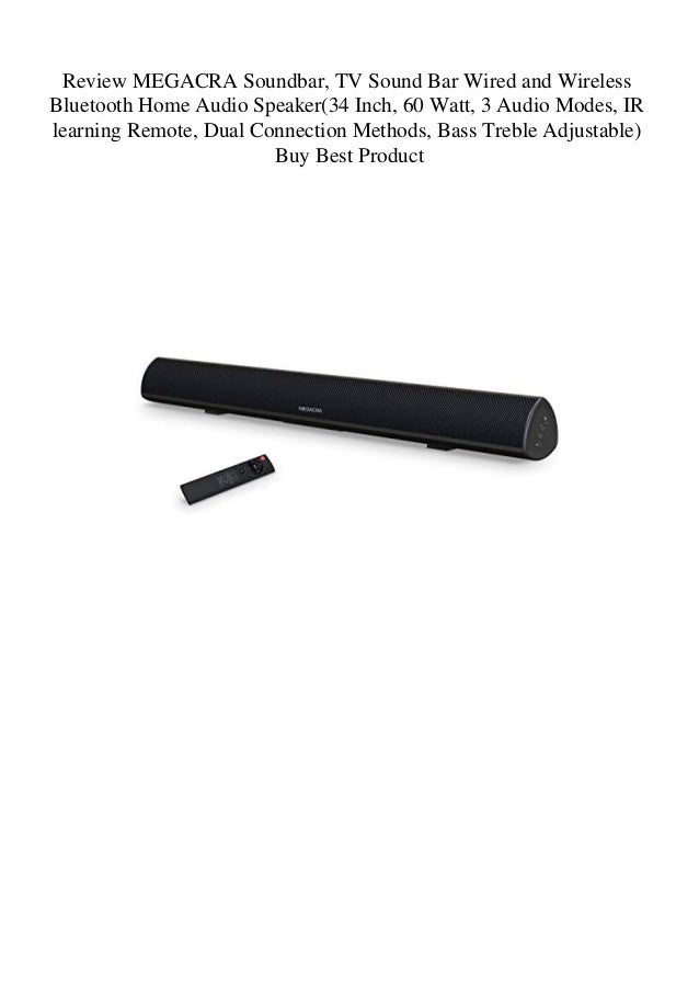 bluetooth soundbar 60 watt