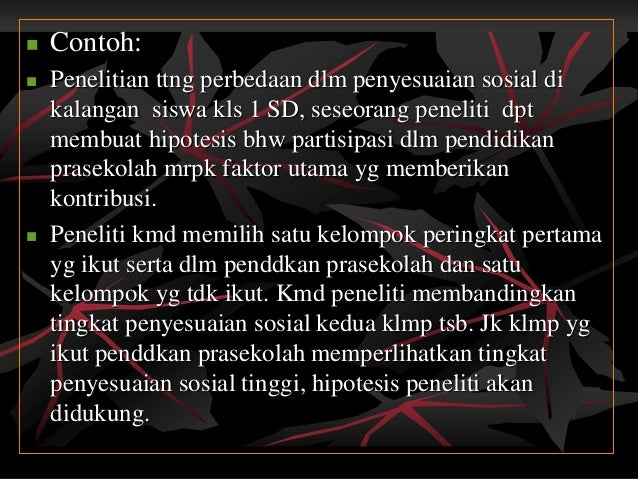 Review metode penelitian untuk seminar proposal tesis 