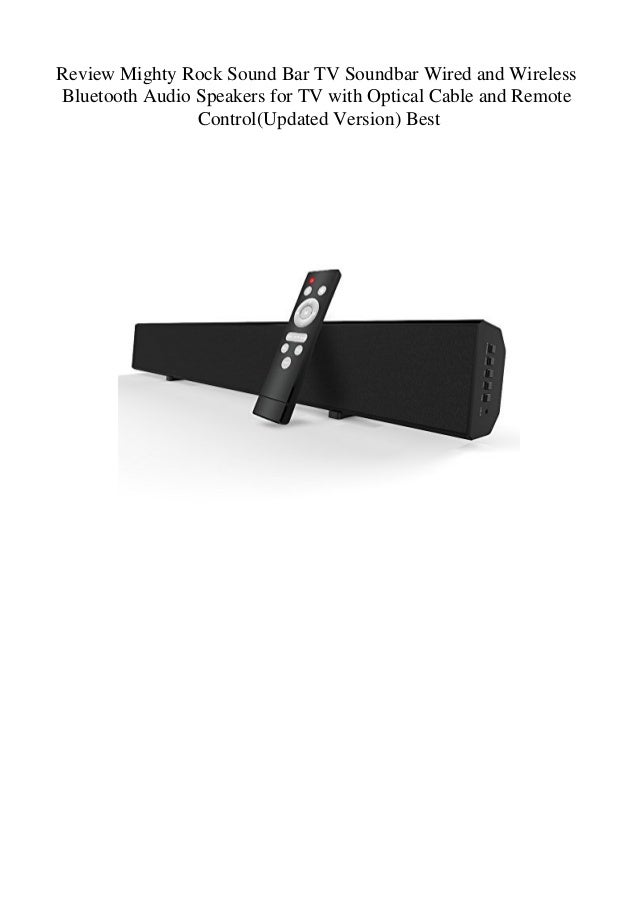 best wired soundbar for tv