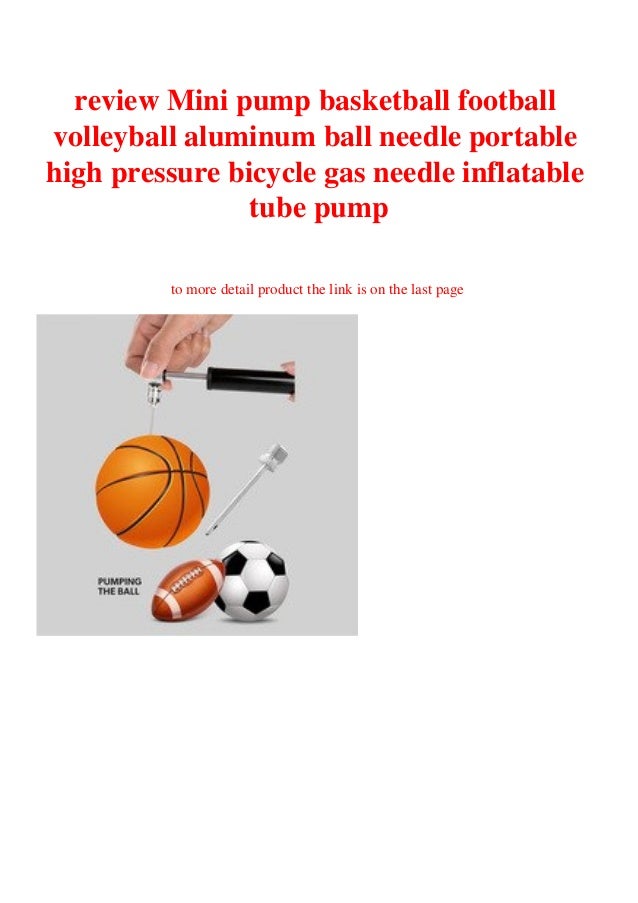 Bicycle Portable Mini Inflator Pumps aluminum basketball football