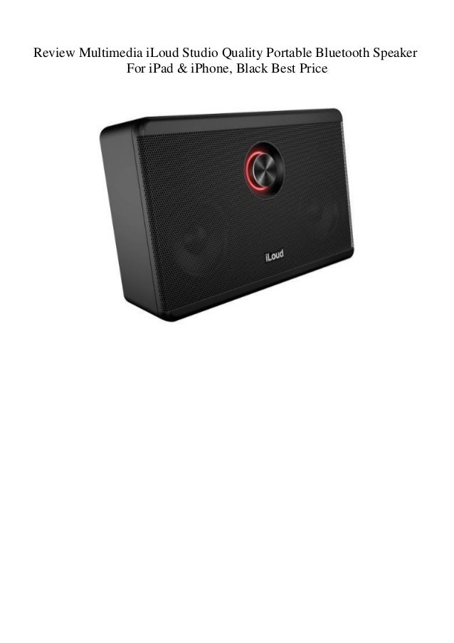 iloud bluetooth speaker