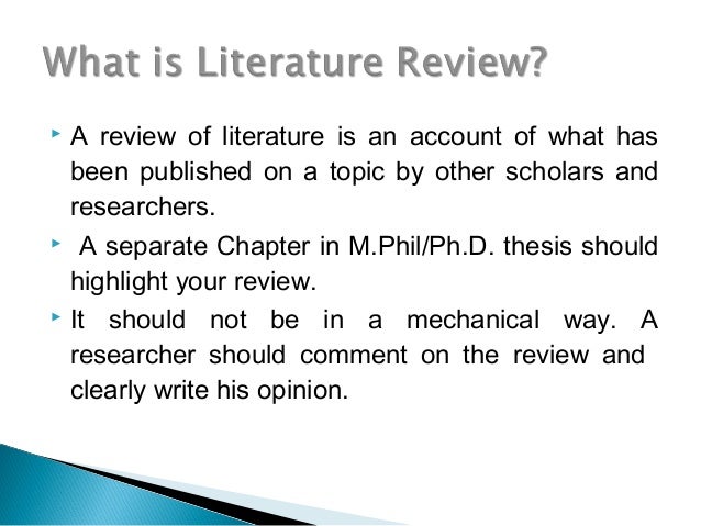 literature review weaknesses