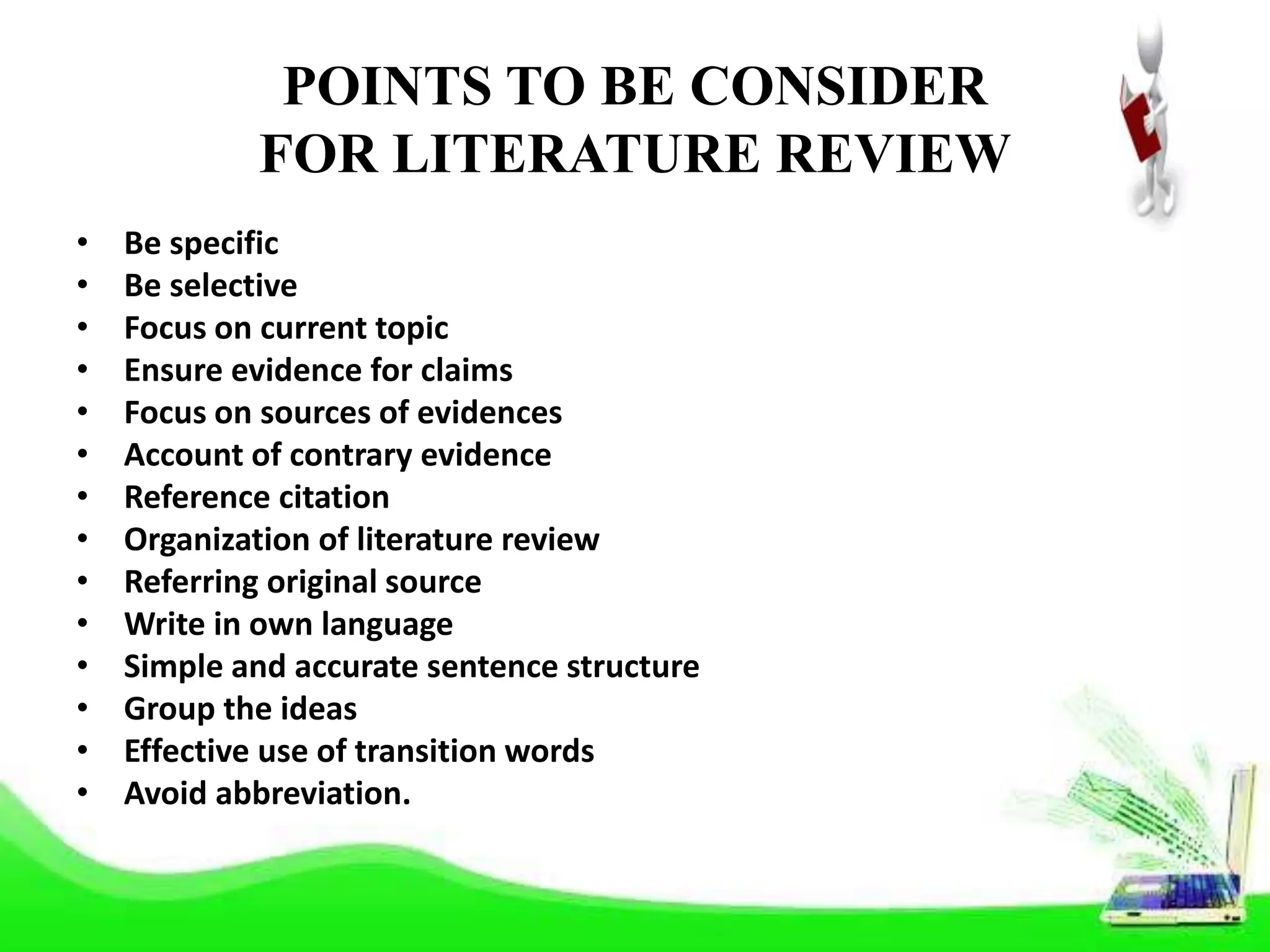 REVIEW OF LITERATURE | PPTX