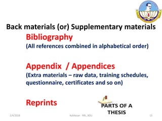 Review of literature and thesis writing | PPTX