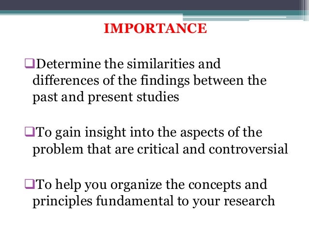 Review Of Literature Hypothesis And Conceptual Framework