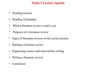 Comprehensive Guide to Conducting Effective Literature Reviews in ...