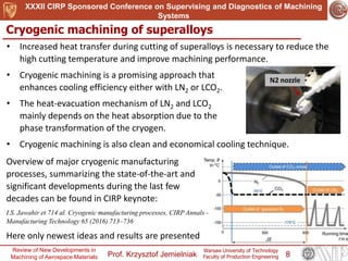 Review of new developments in innovative machining of aerospace ...