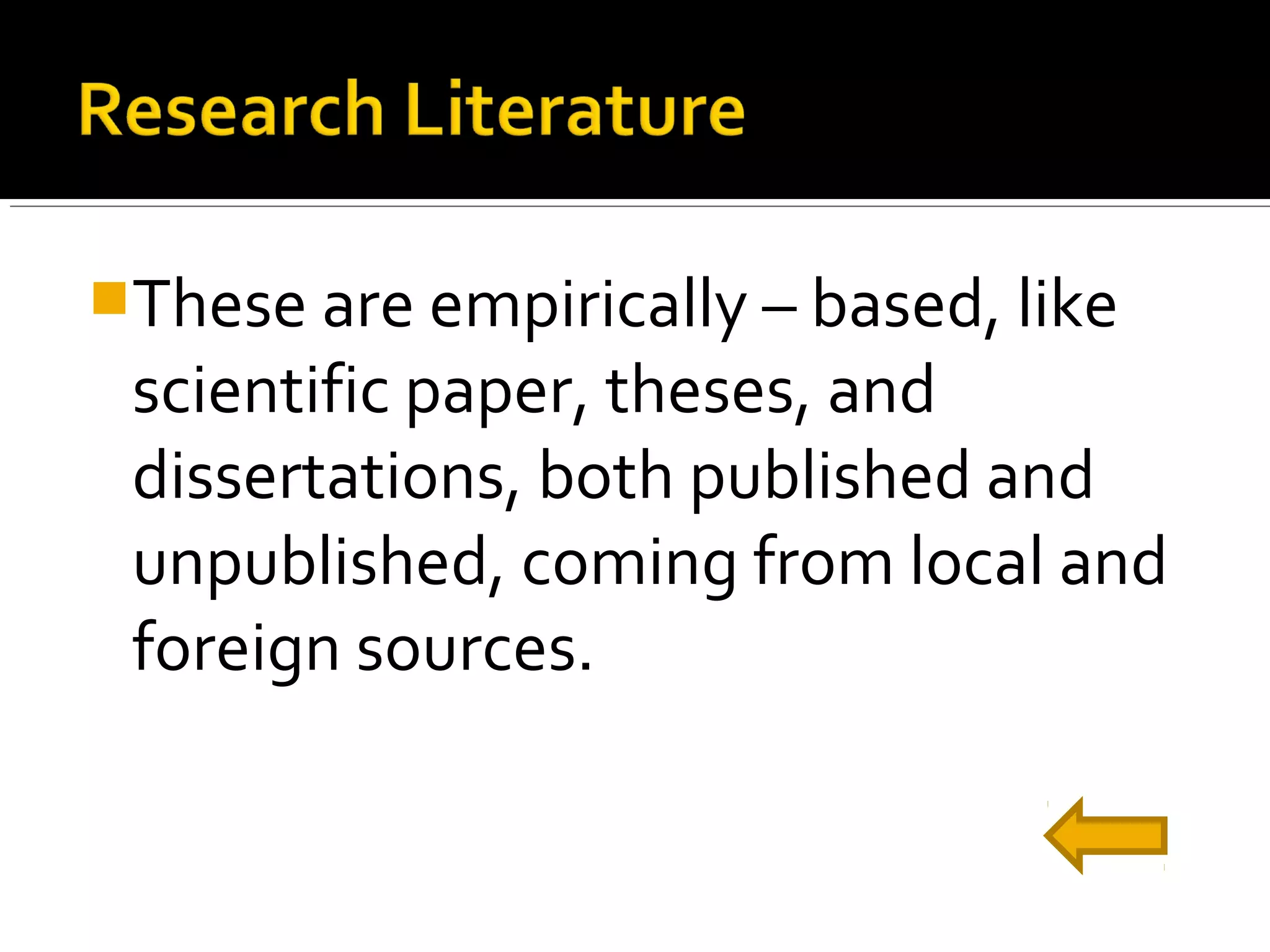 Review of related literature | PPT