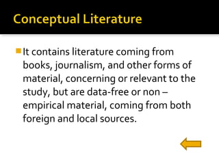  It contains literature coming from
 books, journalism, and other forms of
 material, concerning or relevant to the
 stud...