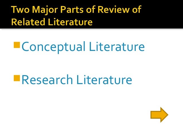 meaning of conceptual literature review