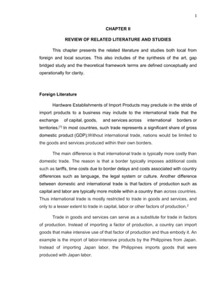 example of foreign review of related literature