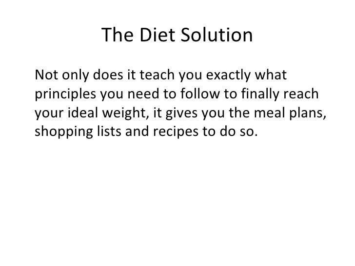Diet Solution Program Review Diet Plans For Women