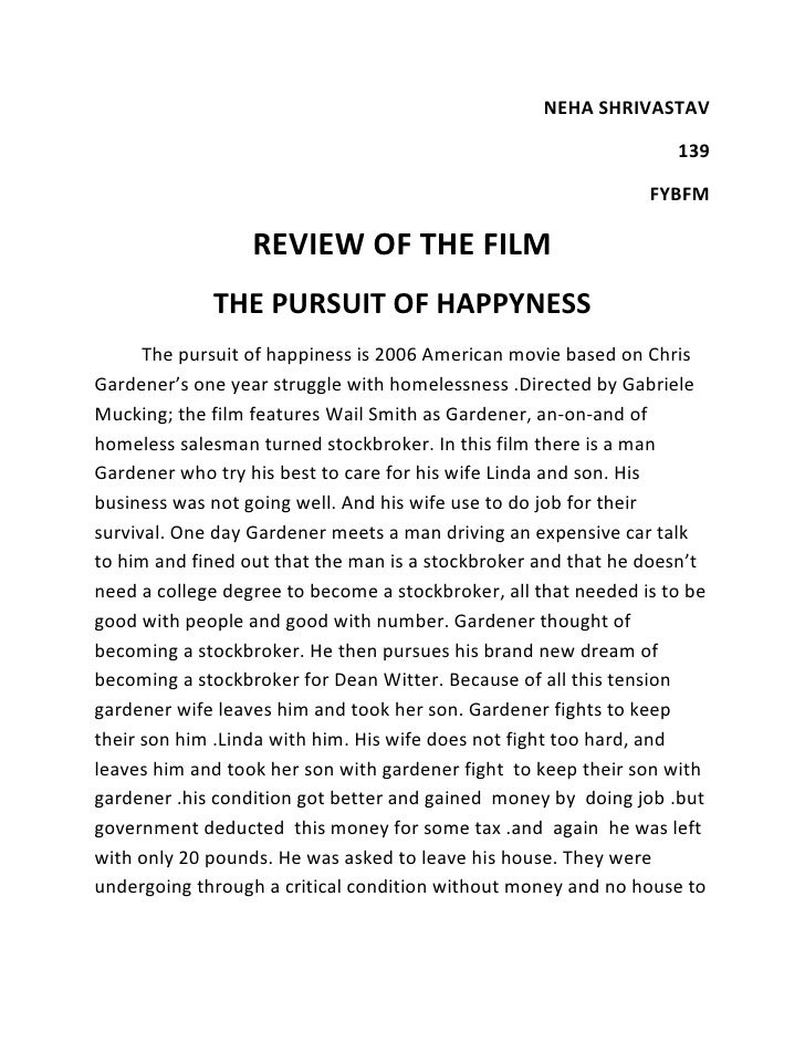 pursuit of happiness movie synopsis