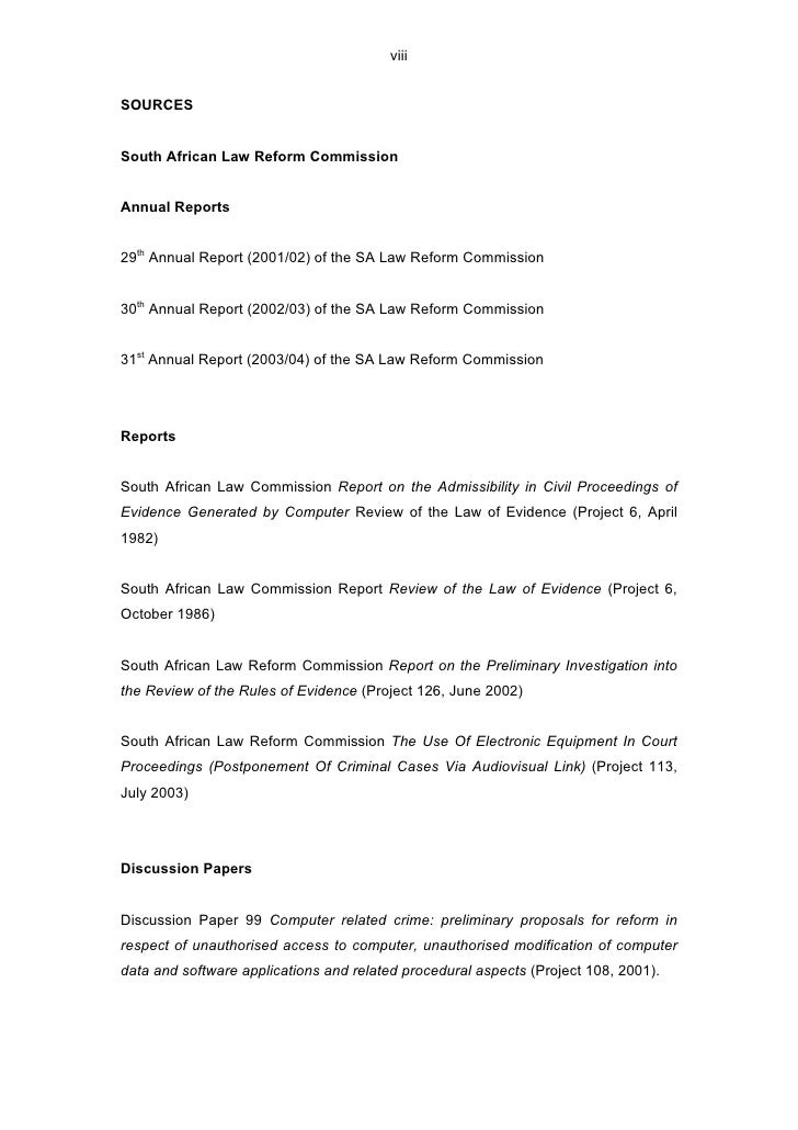 law of evidence -the south african law of evidence forms part of the adjectival or procedural law of that country it is based on english common law there is no all-embracing. law of evidence -the south african law of evidence forms part of the adjectival or procedural law of that country it is based on english common law there is no all-embracing.