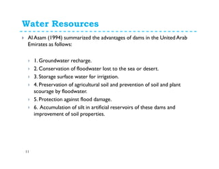 Review of water resources in uae | PDF