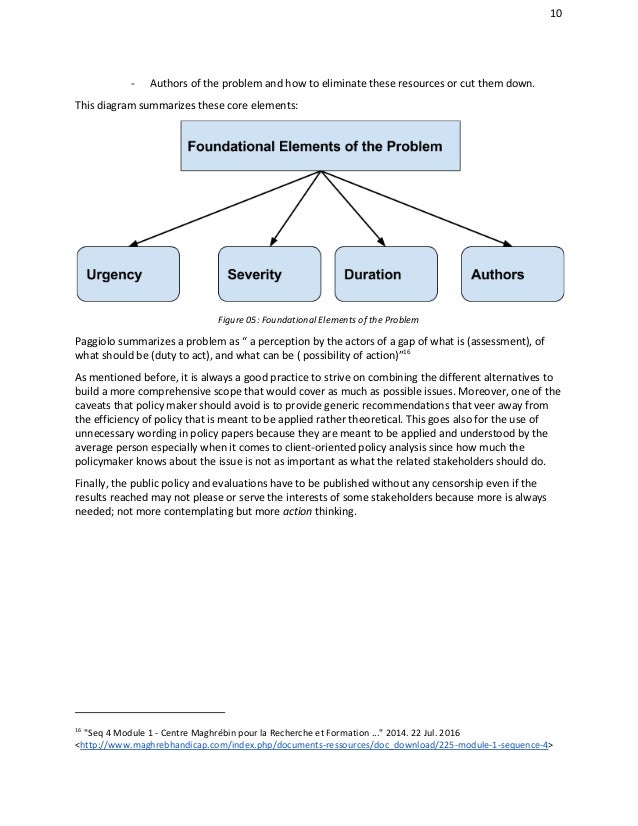 Writing policy papers