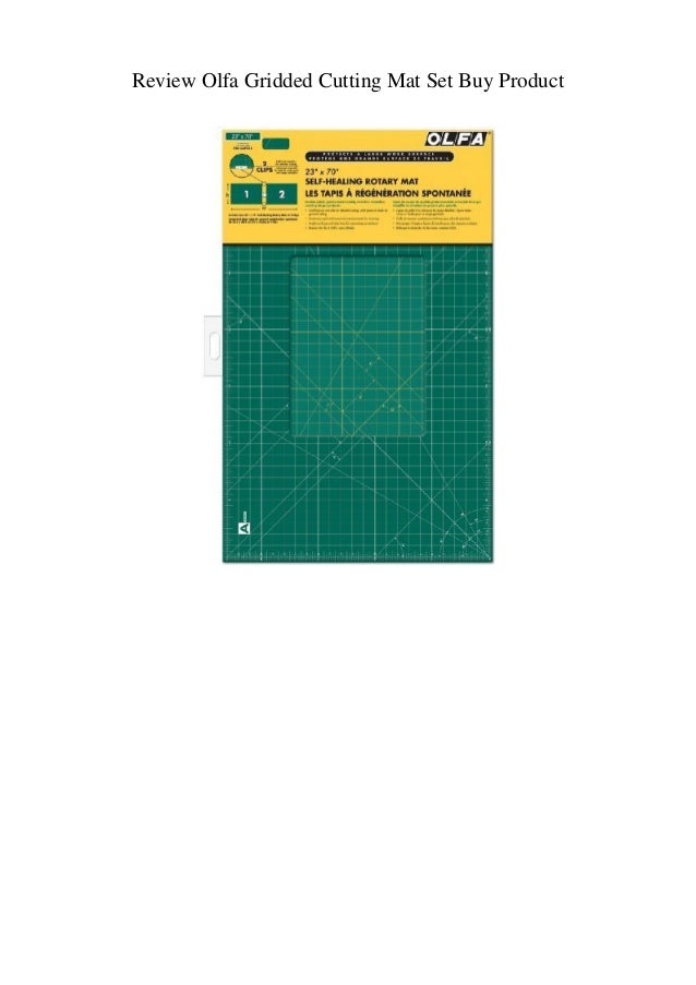 Review Olfa Gridded Cutting Mat Set Buy Product