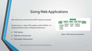 Review on cost estimation technque for web application [part 1] | PPTX