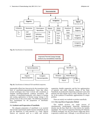 Review on nanomaterials for thermal energy storage technologies | PDF