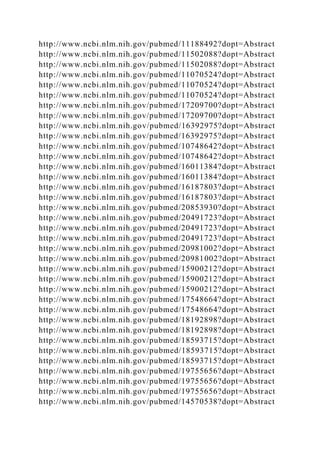 http://www.ncbi.nlm.nih.gov/pubmed/11188492?dopt=Abstract
http://www.ncbi.nlm.nih.gov/pubmed/11502088?dopt=Abstract
http://www.ncbi.nlm.nih.gov/pubmed/11502088?dopt=Abstract
http://www.ncbi.nlm.nih.gov/pubmed/11070524?dopt=Abstract
http://www.ncbi.nlm.nih.gov/pubmed/11070524?dopt=Abstract
http://www.ncbi.nlm.nih.gov/pubmed/11070524?dopt=Abstract
http://www.ncbi.nlm.nih.gov/pubmed/17209700?dopt=Abstract
http://www.ncbi.nlm.nih.gov/pubmed/17209700?dopt=Abstract
http://www.ncbi.nlm.nih.gov/pubmed/16392975?dopt=Abstract
http://www.ncbi.nlm.nih.gov/pubmed/16392975?dopt=Abstract
http://www.ncbi.nlm.nih.gov/pubmed/10748642?dopt=Abstract
http://www.ncbi.nlm.nih.gov/pubmed/10748642?dopt=Abstract
http://www.ncbi.nlm.nih.gov/pubmed/16011384?dopt=Abstract
http://www.ncbi.nlm.nih.gov/pubmed/16011384?dopt=Abstract
http://www.ncbi.nlm.nih.gov/pubmed/16187803?dopt=Abstract
http://www.ncbi.nlm.nih.gov/pubmed/16187803?dopt=Abstract
http://www.ncbi.nlm.nih.gov/pubmed/20853930?dopt=Abstract
http://www.ncbi.nlm.nih.gov/pubmed/20491723?dopt=Abstract
http://www.ncbi.nlm.nih.gov/pubmed/20491723?dopt=Abstract
http://www.ncbi.nlm.nih.gov/pubmed/20491723?dopt=Abstract
http://www.ncbi.nlm.nih.gov/pubmed/20981002?dopt=Abstract
http://www.ncbi.nlm.nih.gov/pubmed/20981002?dopt=Abstract
http://www.ncbi.nlm.nih.gov/pubmed/15900212?dopt=Abstract
http://www.ncbi.nlm.nih.gov/pubmed/15900212?dopt=Abstract
http://www.ncbi.nlm.nih.gov/pubmed/15900212?dopt=Abstract
http://www.ncbi.nlm.nih.gov/pubmed/17548664?dopt=Abstract
http://www.ncbi.nlm.nih.gov/pubmed/17548664?dopt=Abstract
http://www.ncbi.nlm.nih.gov/pubmed/18192898?dopt=Abstract
http://www.ncbi.nlm.nih.gov/pubmed/18192898?dopt=Abstract
http://www.ncbi.nlm.nih.gov/pubmed/18593715?dopt=Abstract
http://www.ncbi.nlm.nih.gov/pubmed/18593715?dopt=Abstract
http://www.ncbi.nlm.nih.gov/pubmed/18593715?dopt=Abstract
http://www.ncbi.nlm.nih.gov/pubmed/19755656?dopt=Abstract
http://www.ncbi.nlm.nih.gov/pubmed/19755656?dopt=Abstract
http://www.ncbi.nlm.nih.gov/pubmed/19755656?dopt=Abstract
http://www.ncbi.nlm.nih.gov/pubmed/14570538?dopt=Abstract
 