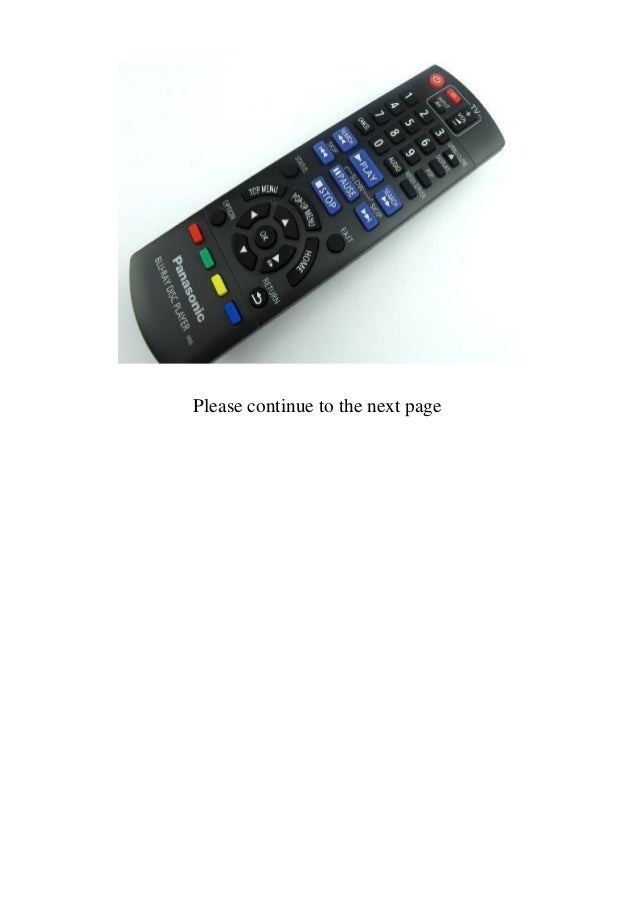 Review Panasonic N2qayb000577 Bluray Dvd Player Remote Control For Dm