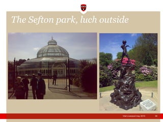 The Sefton park, luch outside 
