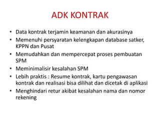 Spm Database Review pengajuan spm | PPTX