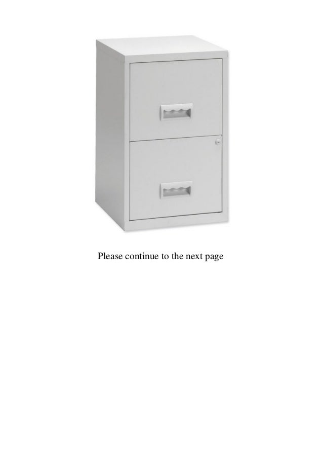 Review Pierre Henry A4 2 Drawers Steel Lockable Filing Cabinet Grey