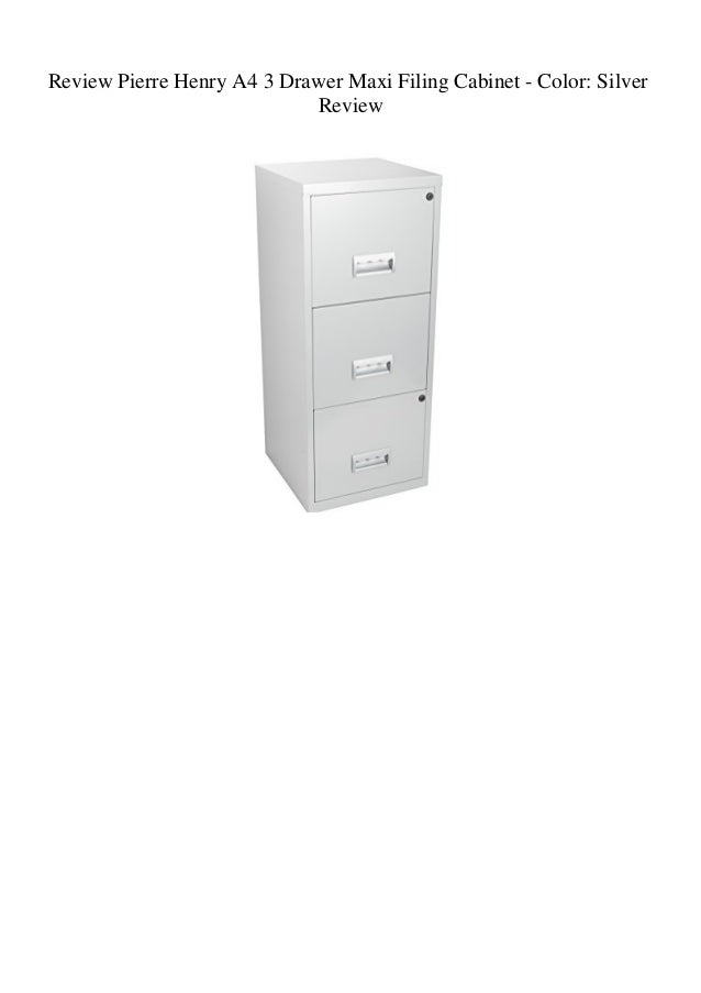 Review Pierre Henry A4 3 Drawer Maxi Filing Cabinet Color Silver Re
