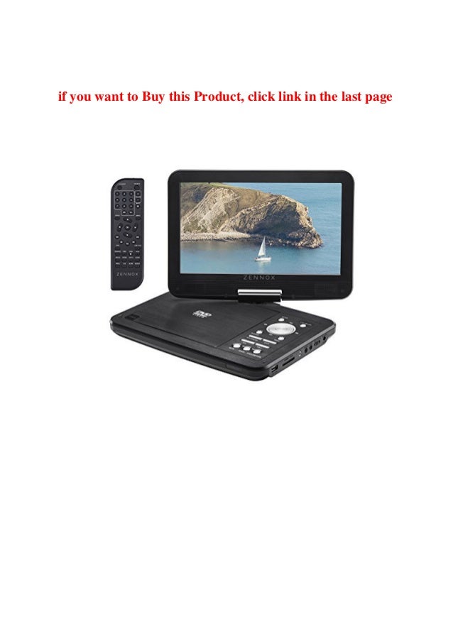 Review Portable Dvd Player Swivel Screen Rechargeable Battery Home C