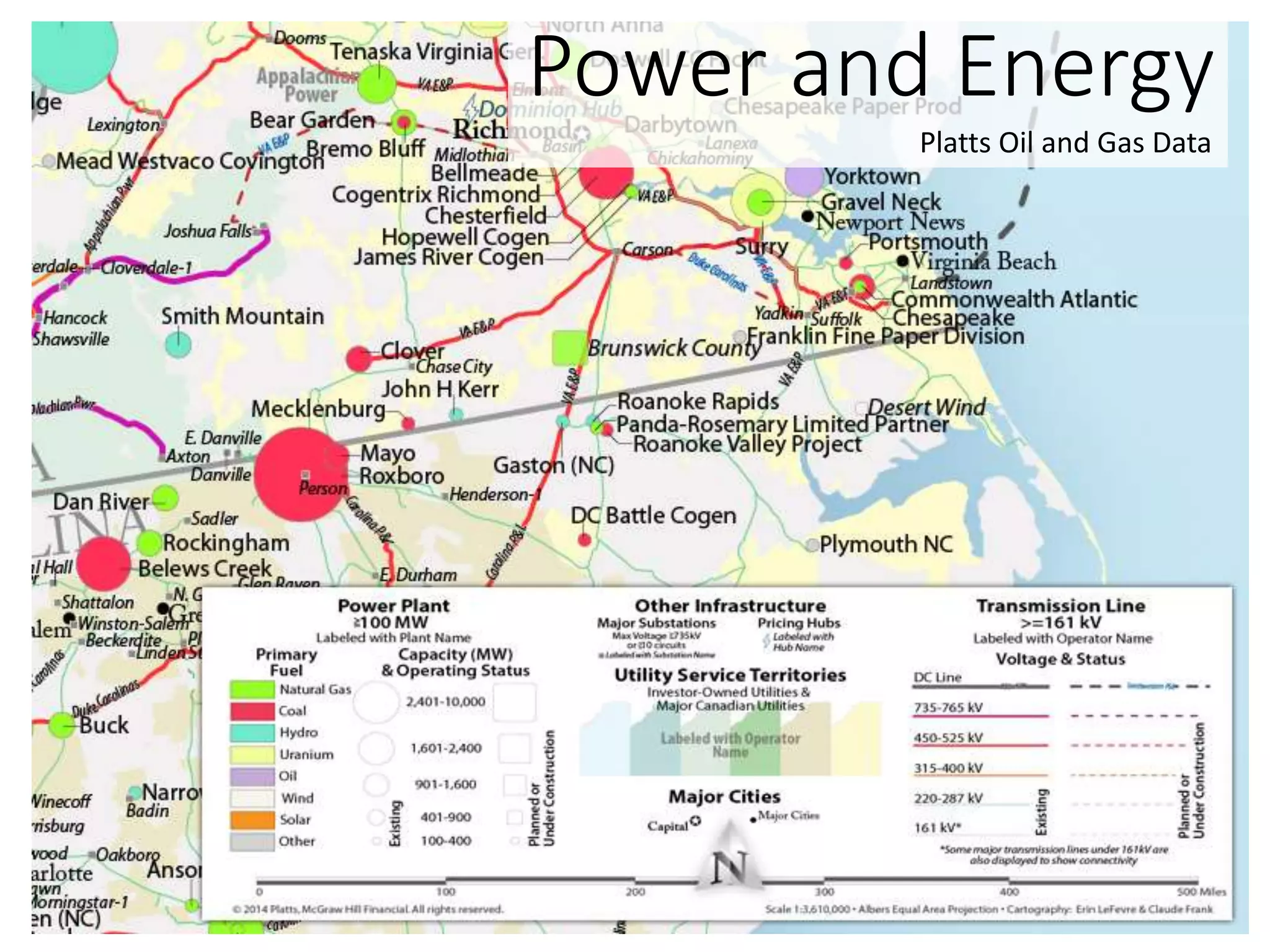 Power and Energy
Platts Oil and Gas Data
 