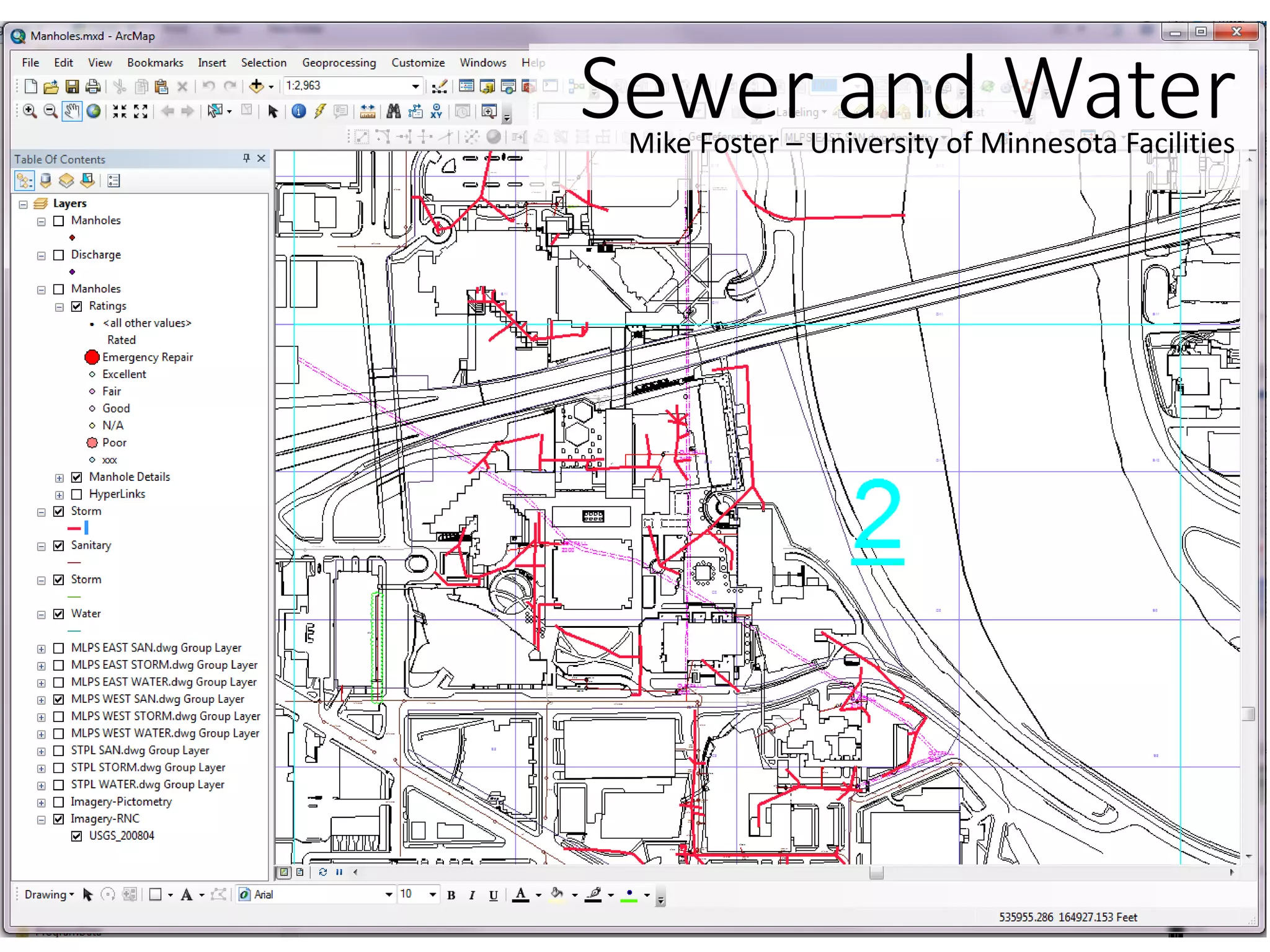 Sewer and WaterMike Foster – University of Minnesota Facilities
 