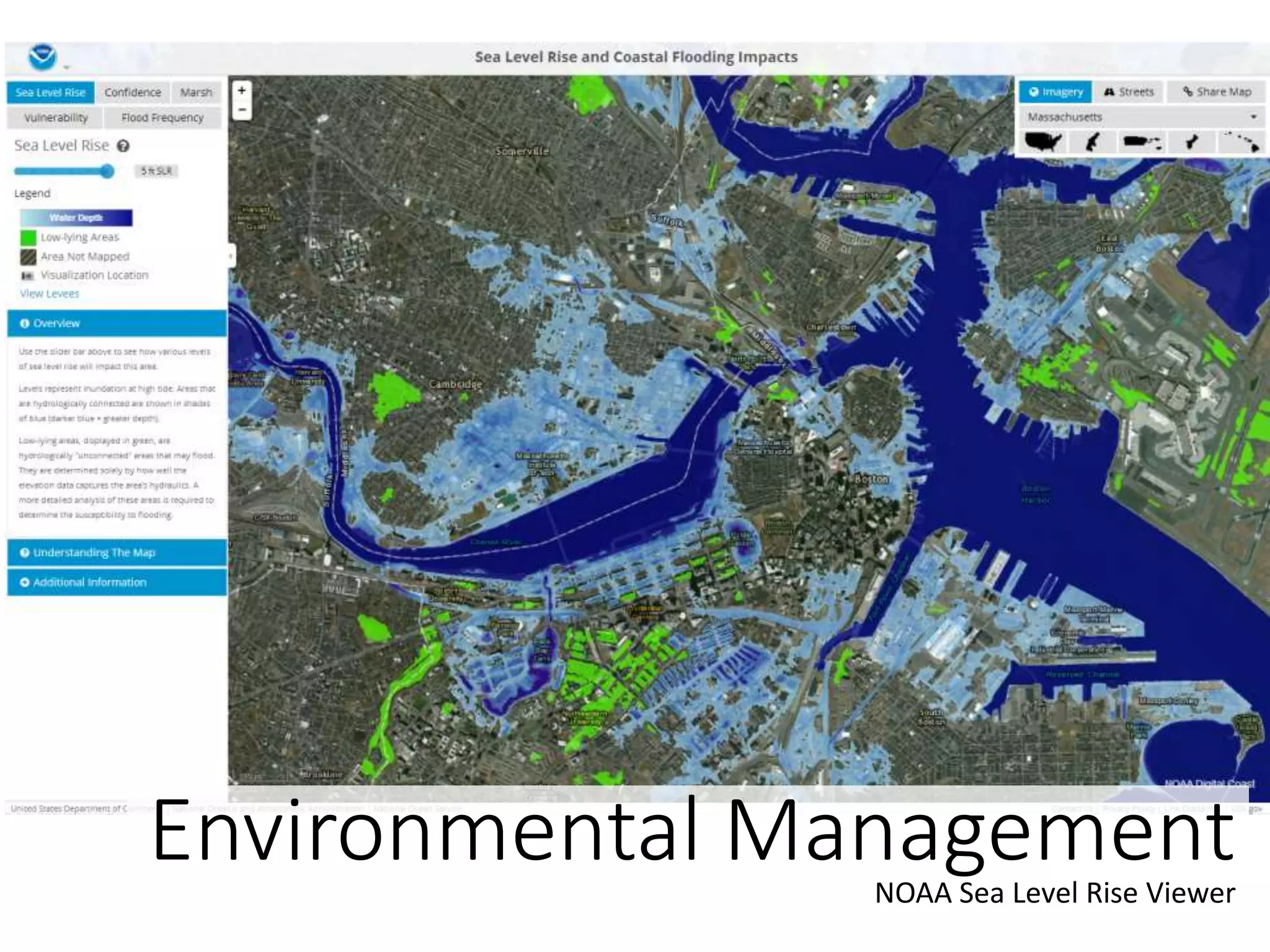 Environmental ManagementNOAA Sea Level Rise Viewer
 